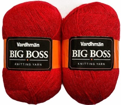 NTGS Vardhman BigBoss Wool Soft Fingering Hand Knitting Dyed Yarn (600 g) Shade no.10