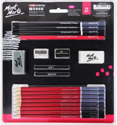 Mont Marte Sketch & Drawing Set 18Piece