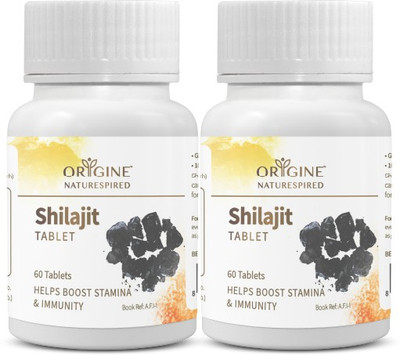 Origine Naturespired Shilajit Tablet(Pack of 2, 120 Tablets)