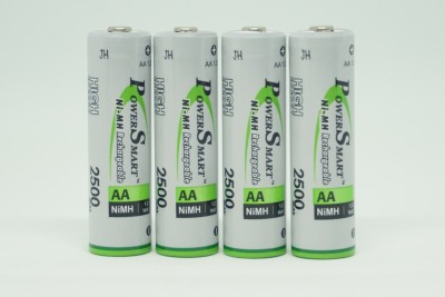 Power Smart AA 1.2V AA 2500mAh BP4 Rechargable Ready to Use Camera Ni-MH  Battery