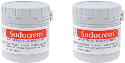 SUDOCREM [Made in Ireland] Antiseptic Healing Cream 60g Pack of 2(120 g)