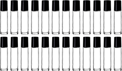 nsb herbals 10 ml Glass Bottle(Pack of 24, Clear)