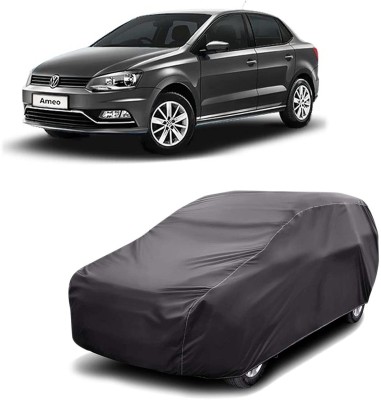 GROWKART Car Cover For Volkswagen Ameo (Without Mirror Pockets)(Grey)