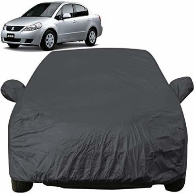 Autofact Car Cover For Maruti Suzuki SX4 (With Mirror Pockets)(Grey, For 2007, 2008, 2009, 2010, 2011, 2012, 2013, 2014, 2015 Models)