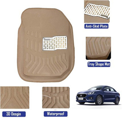 MATIES Polyutherine, Rubber 3D Mat For  Maruti Suzuki Swift Dzire(Beige)