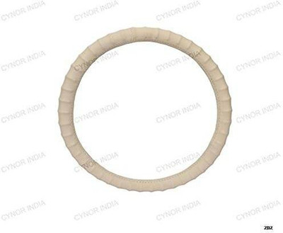 CARIZO Steering Cover For Nissan X-Trail(Beige, Leather)