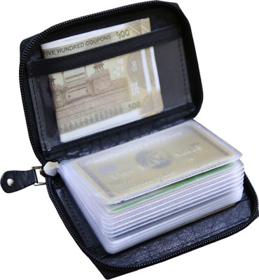 Style 98 12 Card Holder(Set of 1, Black)