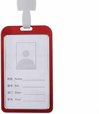 US CREATIONS 1 Card Holder(Set of 1, Red)