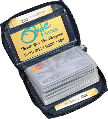 Style 98 10 Card Holder(Set of 1, Blue)