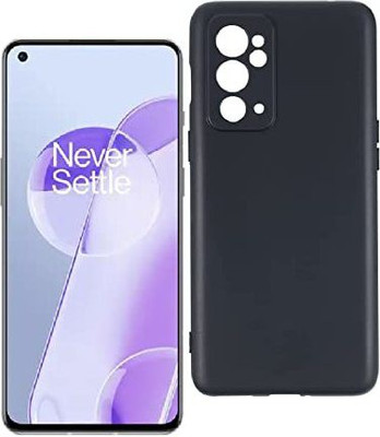 Newlike Back Cover for OnePlus 9RT 5G Pudding Back Cover(Black, Shock Proof, Silicon, Pack of: 1)