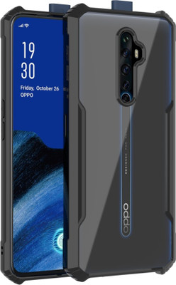 KartV Back Cover for OPPO Reno 2z, Oppo Reno2 F(Black, Camera Bump Protector, Pack of: 1)