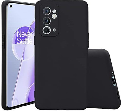 Newlike Back Cover for OnePlus 9RT 5G Pudding Back Cover(Black, Shock Proof, Silicon, Pack of: 1)