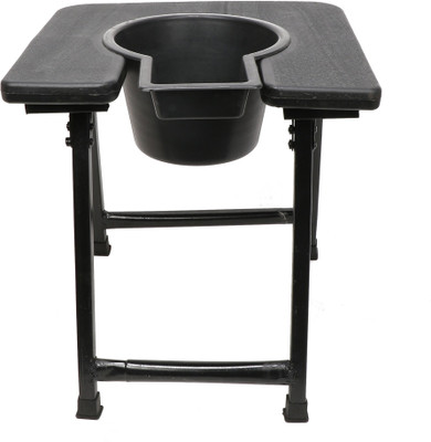 SONVI SURGICAL Commode Shower Chair(Black)