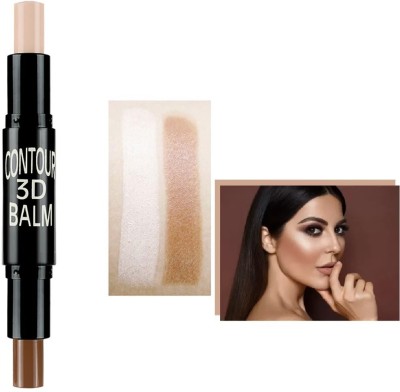 Neycare 2 in 1 Concealer Stick Highlight Contour Stick Concealer(Multicolor, 8 g)