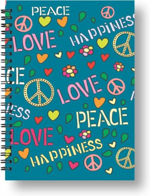 3DS Wiro notebook A5 Diary Ruled 144 Pages(peace)