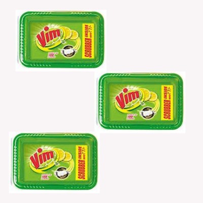 Vim DISH WASH BAR TUB PACK OF 3 (500G*3) Dishwash Bar(3 x 0.5 kg)