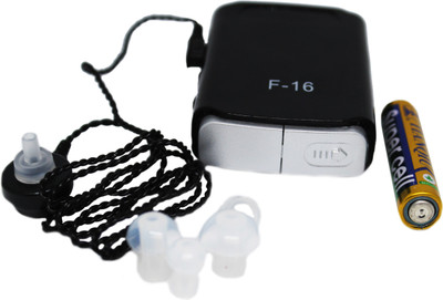 AKI Hearing Aid for Both Ear- 8 Volume Setup Amplifier- for Profound Hearing Loss Pocket Model Hearing Aid(Black)