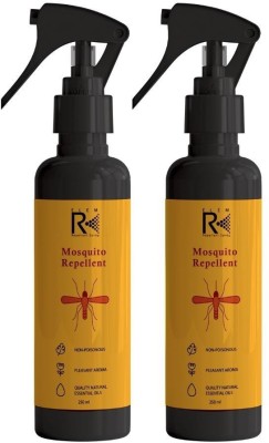 ELEM REPL Mosquito Repellent Spray Pack of 2 | Natural Mosquito Spray for Home,Garden(2 x 250 ml)