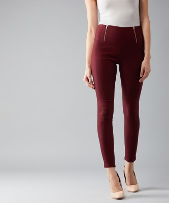 DOLCE CRUDO Maroon Jegging(Solid)