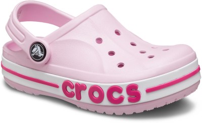 CROCS Boys & Girls Sling Back Clogs(Pink , 5.5 years)