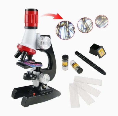 Globular Science Kits For Kids Beginner Microscope With Led 100X 400X And 1200X Microscope Slide Box