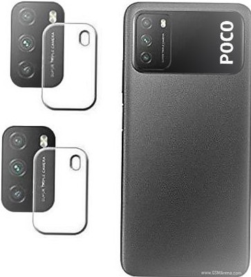 JSGROWITTECH Back Camera Lens Glass Protector for Poco m3|Mobile Camera Lens Protector Poco M3(Pack of: 2)