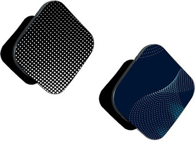 iCopertina Pack of 2 White Dots Small And Blue Dots Pattern Mobile Holder