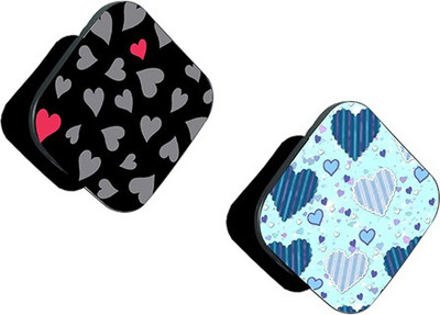 Flipkart SmartBuy FSB Pack of 2 Hearts On Black And Hearts Blue Mobile Holder