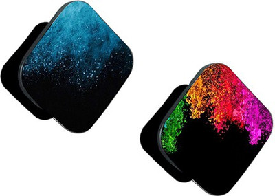 iCopertina Pack of 2 Blue Abstract And Colorful Abstract Mobile Holder