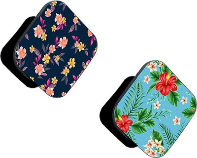 Flipkart SmartBuy FSB Pack of 2 Small Floral And Red Blue Floral Mobile Holder