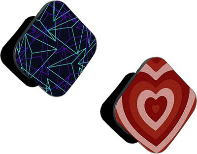 Flipkart SmartBuy FSB Pack of 2 Heart And Triangles Patterns Mobile Holder