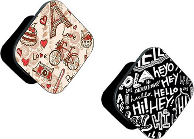 Flipkart SmartBuy FSB Pack of 2 Love Paris And Hey Hello Hi Mobile Holder