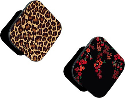 Flipkart SmartBuy FSB Pack of 2 Cheetah And Red Small Floral Mobile Holder