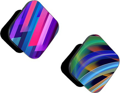 iCopertina Pack of 2 Blue Pink 3D Abstract And Green Blue Abstract Mobile Holder
