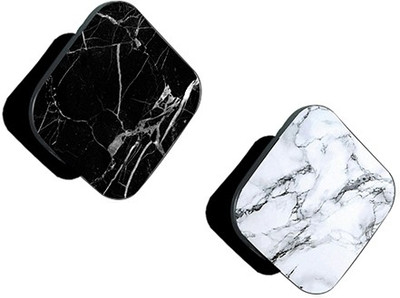 iCopertina Pack of 2 Black Marble And White Marble Mobile Holder