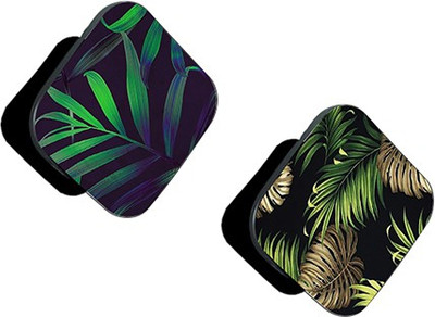 iCopertina Pack of 2 Palm Tree Leaves And Green leaves Mobile Holder
