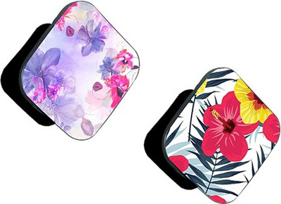 Flipkart SmartBuy FSB Pack of 2 Pink Purple Floral And Red Yellow Floral Mobile Holder