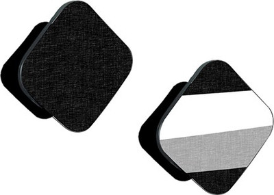 Flipkart SmartBuy FSB Pack of 2 Plain Black And Black White Grey Stripes Mobile Holder