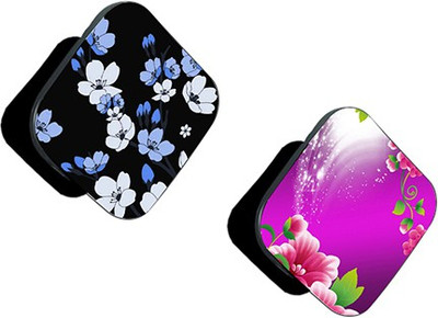 Flipkart SmartBuy FSB Pack of 2 Blue Floral And Pink Floral On Purple Mobile Holder