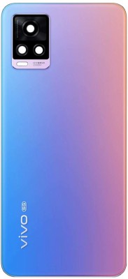 Unique4Ever Vivo V20 Pro With Camera Ring Lens Back Panel(Sunset Melody)