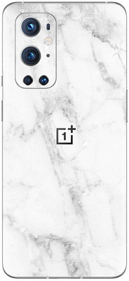 Orgic India OnePlus 9 Pro Mobile Skin(White Marble)