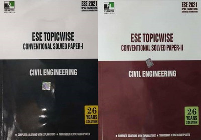 Ese 2021 Civil Engineering Topicwise Conventional Solved Paper I And Ii Combo(Paperback, IES MASTER)