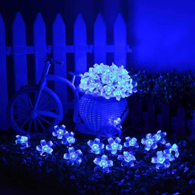 RaajaOutlets 40 LEDs 6.6 m Blue Steady String Rice Lights(Pack of 1)