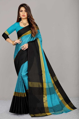 Divastri Printed Bollywood Art Silk Saree(Blue)