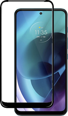 BRENZZ Edge To Edge Tempered Glass for Moto G71 5G, Motorola Moto G71, Moto G71(Pack of 1)
