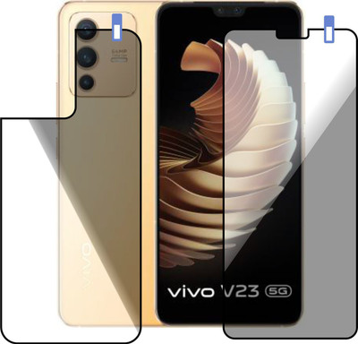 PONDRIK Front and Back Screen Guard for VIVO V23 5G(Pack of 2)