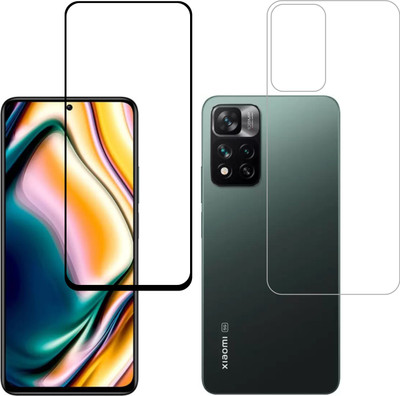 Ten To 11 Front and Back Tempered Glass for Xiaomi 11i Hypercharge 5G(Pack of 2)
