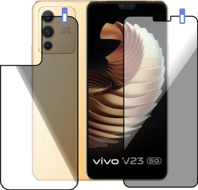 PONDRIK Front and Back Screen Guard for VIVO V23 5G(Pack of 2)