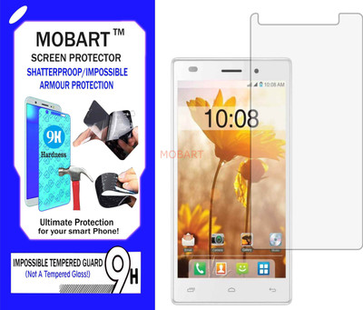 MOBART Impossible Screen Guard for INTEX AQUA POWER PLUS(Pack of 1)