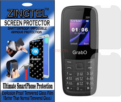 ZINGTEL Impossible Screen Guard for GRABO 220(Pack of 1)